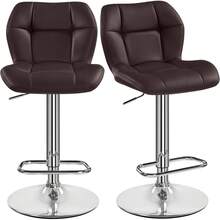 Sgabelli bar - Marrone - Pelle - Visualizzare 12