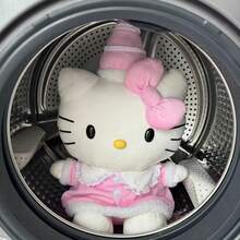 1件圣诞毛绒玩具可爱帽子小猫玩偶小猫枕头节日礼物儿童安抚玩具家居装饰睡眠枕假日礼物 - 粉色 - 查看 6
