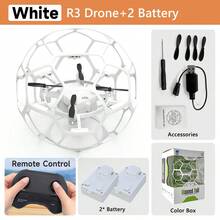 AXNEN 2026新款足球遥控无人机，适用于飞行训练等各种场合，FPV高效传输，轻松完成各种障碍训练，初学者也能快速掌握特技表演，是万圣节和圣诞节的完美礼物。 - 彩色 - 查看 17