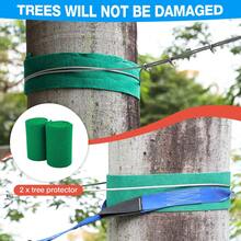 GCCSJ Zipline Kits For Backyard,Outdoor PlaygroundZipline For Backyard Kids And Adults(100FT) Up To 400 Lbs - Upgraded Quick Tightening System,Removable Trolley,Height Adjustable Thickened Seat,Outdoor Kids Play Equipment,The Best Birthday Gift For A Child - 100FT - View 9