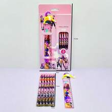 Mattel 出口热销KPOP女巫猎杀小队木制尺子铅笔文具套装，恶魔猎手 - 彩色 - 查看 2