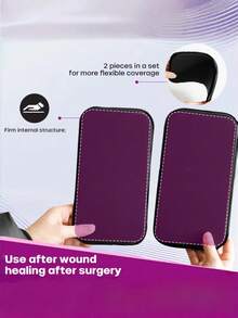 1pc Women Foam Board Flattening Tummy Control FAJA, Foam Backboard BBL Back Compression Abdominal Board, Fat Absorption Compression Board FAJA Shapewear Accessory - Multicolor - View 4