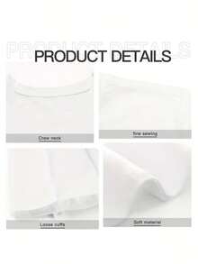 Plus Size - Monster Truck Graphic Tee For & Women - Soft Lightweight Crew Neck T-Shirt With Stretch, Vibrant Blue & Black Geometric Design, Casual Summer Fashion Top For Casual Attire, Allseason Apparel | Vibrant Graphic Tee | Comfortable Fit, Monster Truck Shirt - 黑與白 - 查看 5