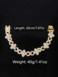Một chiếc vòng tay hình cỏ bốn lá tượng trưng cho may mắn, được tô điểm bằng những viên đá lấp lánh nhiều màu sắc, là một phụ kiện tinh tế và sang trọng. Đây là món quà năm mới tuyệt vời, một chiếc vòng tay đôi hoàn hảo và phù hợp để đeo hàng ngày. - Cỏ bốn lá - Xem 10