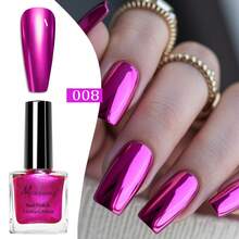 Fashionable Metal Mirror Nail Polish, Quick Drying, Long-Lasting Glossy Finish, Multiple Colors Available - Multicolor - View 8