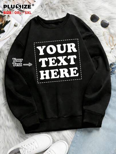 A Large-Sized, Customizable And Practical Sports Round-Neck Hooded Sweater. It Suits Personalized Needs. You Can Add Your Favorite Patterns And Fonts To The Clothing To Create A Unique Personal Style. You Can Also Customize It For Your Family And Friends. You Are Already Very Handsome/Pretty. Black Spring