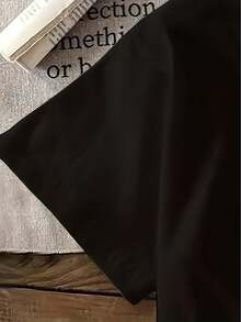 Camisetas femininas - Preto - Ver 5