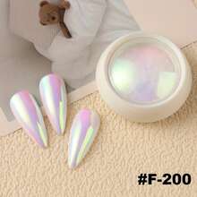 Bột nhũ neon ánh kim Aurora mới, nhũ móng tay Y2K, bột highlight siêu sáng và mịn, bột ngọc trai móng tay, bột gương ma thuật Aurora, bột nhũ màu UV Chrome cho móng tay, phụ kiện làm móng sáng bóng. - Nhiều màu - Xem 9