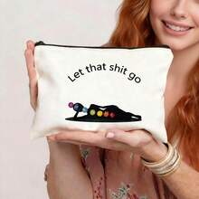 Cadou de instructor de yoga, accesorii de yoga pentru femei, cadou distractiv de meditație, cadou Zen, pungă de machiaj după cum îți dorești, geantă cosmetică, geantă mică, geantă de mână, geantă de călătorie, cadou de ziua de naștere și Crăciun - Multicolor - Vizualizare 16