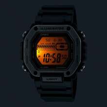 RELOJ CASIO MODA MODELO: MWD-110H-1AVCF - Negro - Ver 2
