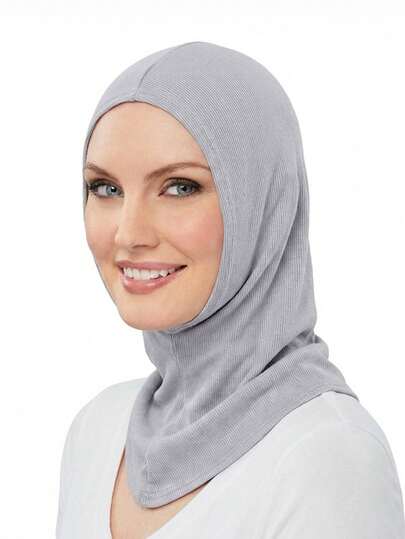 1pc STRIPED CLOTH WRAPPED HEADSCARF, HEADSCARF HAT, BASE HAT, HEAD COVER, GAUZE SCARF HAT, WOMEN'S DAILY HOME SLEEP HAT, OUTDOOR TRAVEL WINDPROOF HAT, MULTI COLOR OPTIONAL NECK PROTECTION INTEGRATED HAT, CASUAL AND SIMPLE STYLE COMPREHENSIVE PROTECTIVE HAT