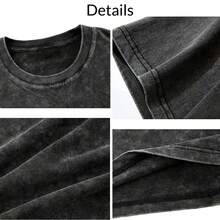 Payeah Vintage Adam Sandler Casual Digital Print Pure Heavy Cotton T Shirt(1) - 款式10 - 查看 2