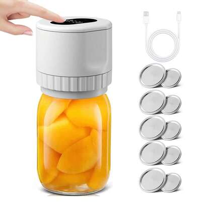 Electric Mason Jar Automatic Vacuum Sealer, Small Food Preservation And Sealing Machine, Household Mason Bottle Vacuum Sealer