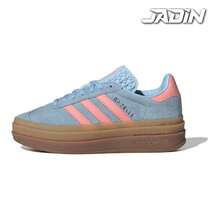 Adidas Gazelle Bold J 'Clear Sky Semi Pink Spark'kid's/Women's -JI3384 - 淺藍色 - 查看 1
