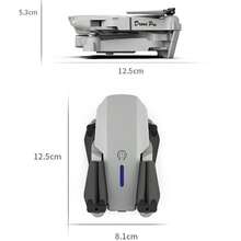 C1,Foldable Remote-Controlled Drone E88 Equipped With Dual Cameras, USB Rechargeable Lithium Polymer Battery, Wi Fi Remote Control, 720p Video, Indoor Use, Beginner Level, Intelligent Obstacle Avoidance - Multicolor - View 10