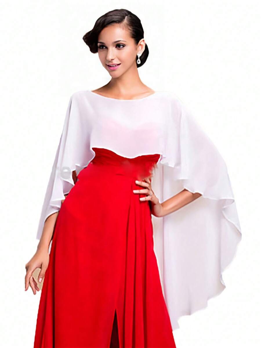 Chal de gasa para mujer, adecuado para vestidos de noche, bodas nupciales, fiestas - Multicolor - Ver 1