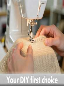 1 pieza de tela de poliéster con textura similar al lino, material de bricolaje para bolsos, zapatos, ropa, estilo de lino - Multicolor - Ver 5