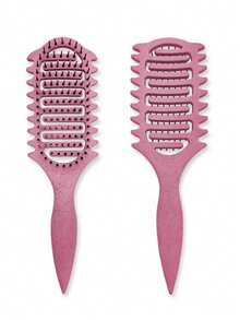 1pc New Upgraded Curling Brush With Bristles And Special Design, Curling Brush Especially For Curly Hair, Shaping And Styling Curls For Men And Women, Reducing Pulling And Curl Separation, Hairbrushes, Combs, Hair Tools, Hair Products And Accessories For Barber Salon Beauty Travel Essentials ﻿ Hair Accessories Hair Styling Kit - Multicolor - View 8