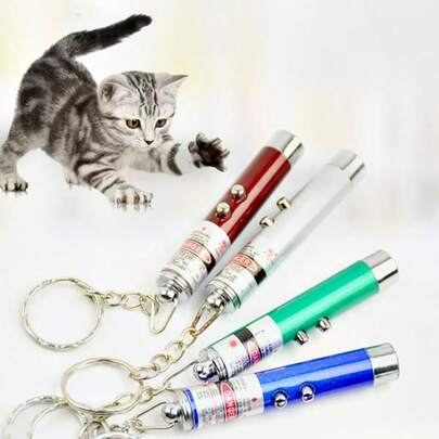 Ponteiro Laser Caneta para Gato 650nm 5mw - Brinquedo LED Vermelho Interativo