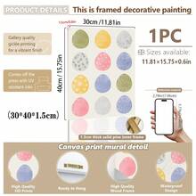 1pc Canvas Wall Art - Easter Gallery Wall Art, Vibrant Spring Art Prints, Easter Danish Pastel Home Decor, Spring Wall Art, Baby Room Decor – Framed Nursery Wall Art Perfect For Playroom Decor Nursery Decor, Childcare Room Decor, Kindergarten Decor, Boy's Room Decor Girl's Bedroom Decor Kids' Room Decor Easter Wall Decor, Nursery Spring Decor, Easter Children's Room Posters, Spring Decor Posters - Multicolor - View 56