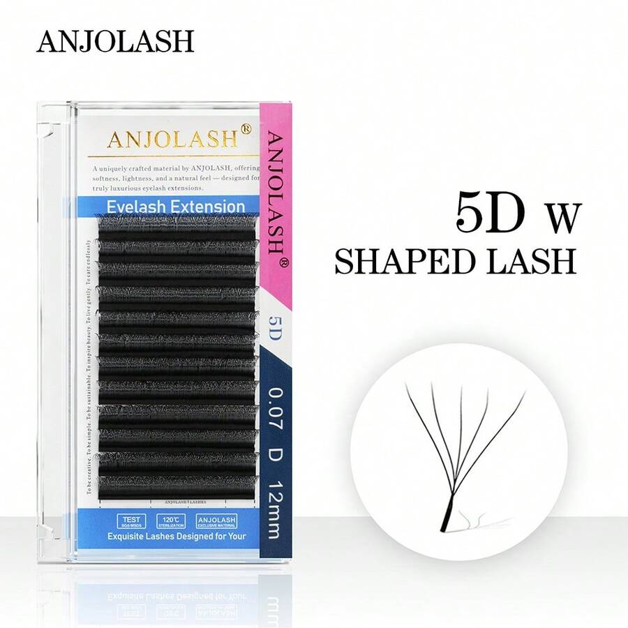 5D Brazilian Volume False Eyelashes 0.07D Faux Mink Natural Soft And Smooth - 0,07 ngày - Xem 1