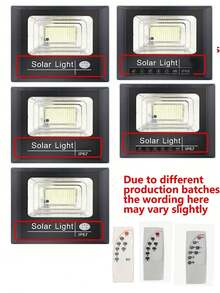 Luces solares para exteriores, luces de solares LED con control remoto, alimentadas por energía solar, sensor automático (del anochecer al amanecer), resistentes al agua, equivalentes a un reflector LED, adecuadas para patio, balcón, garaje, jardín - luces solares - Ver 8