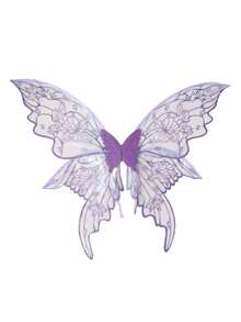 1件新款万圣节派对化妆道具成人服装蝴蝶翅膀仙女翅膀 - 彩色 - 查看 15