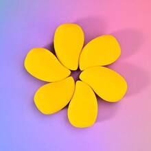 Kit Of 12 Makeup Sponges, Sleeve Shape/Soft Touch, Even Application For Foundation/Concealer And Powder - Kit Of 6 Units - View 2