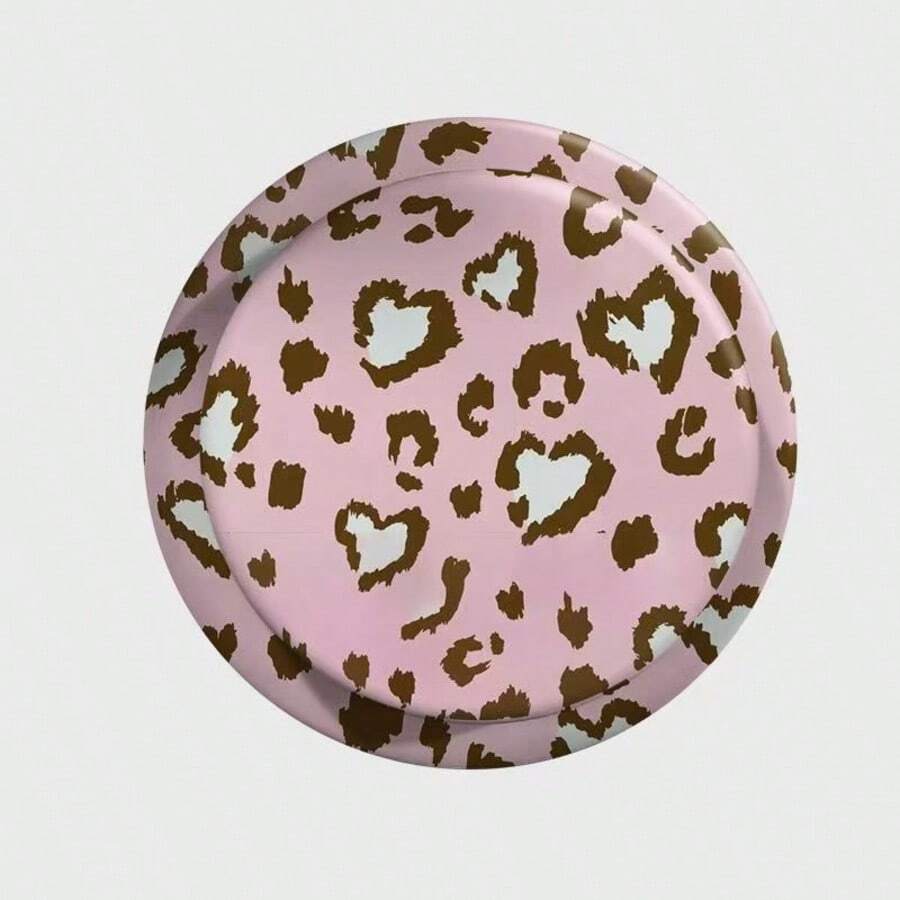 MagSafe磁吸手机支架，气垫支架，磁性底座，强磁吸附，简约豹纹设计 - 彩色 - 查看 1