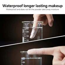 Polvo compacto mate, control de grasa, resistente al agua, resistente al sudor, de larga duración, iluminador, minimizador de poros, corrector, polvo fijador - Multicolor - Ver 7