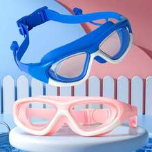 Anti-Fog Swimming Goggles Pool Swim Glasses - Blue - View 2