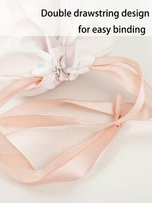 1pc Portable Breathable Mesh Dance Bag, Women Ballet Shoes Storage Drawstring Bag - Multicolor - View 4