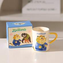 Disney Zootopia Cartoon Ceramic 10oz Camping Mug | For Espresso, Caffeine, Travel Coffee Cup | Home & Kitchen Essentials, Cute Gift & Collectible - Multicolor - View 13
