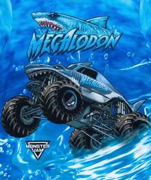 1PC 3D Monster Jam Monster Truck Cartoon Blanket, Edgy Gift For Motorsports Fans, Themed Man Cave Decor, Retro Sci-Fi Party Accent & Race Day Souvenir,Soft Throw Blanket For Home Bedroom Bed Sofa Picnic Travel Office Cover Blanket - multicolour 19 - 查看 7