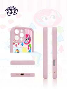 MY LITTLE PONY 1个官方卡通少女手机壳，兼容 17、17 Air、17 Pro、17 Pro Max、11、12、13、14、15、16 Pro、16 Pro Max、14 Plus、15 Plus、16 Plus、15 Pro Max、16 Pro、16 Pro Max、XR、XS Max、X - 粉色 - 查看 5