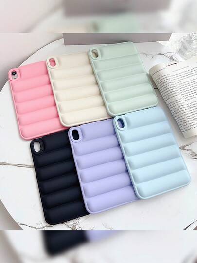 Wnter Minimalist Versatile Down Jacket Tablet Protective Case Suitable Compatible With Apple Mini 6/7, Tab S9/S10, Pad 7/7 Pro, Etc. Down Jacket Soft Tablet Protective Case