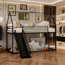 Kids Bed Frames, Headboards & Footboards - Black + Iron + Bedroom - View 1