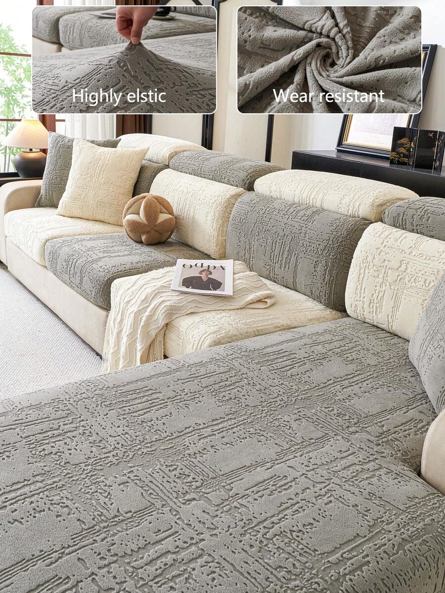 1 tấm bọc ghế sofa co giãn, chống trượt, phủ toàn bộ bề mặt ghế, phù hợp cho mọi mùa, bọc ghế sofa bằng vải, có thể giặt máy, chống bụi, thân thiện với thú cưng, bảo vệ ghế sofa trang trí, có thể điều chỉnh cho phòng ngủ, văn phòng, phòng khách và ghế sofa hình chữ L cũng như ghế sofa 1/2/3/4 chỗ ngồi.