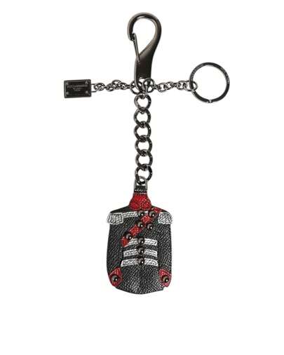 Dolce & Gabbana Military Jacket Keychain Men Black