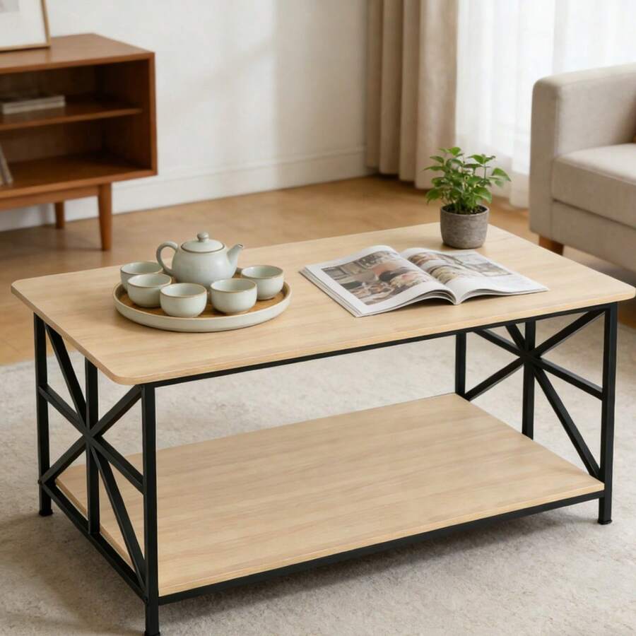 Tables d'appoint - couleur chêne - Voir 1