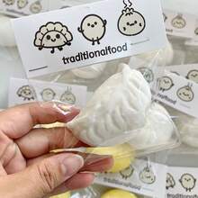 新款柔软慢回弹泰迪熊面包挂件，减压玩具，推荐作为节日、生日、情人节礼物，送给她的完美礼物 - 無色 - 查看 3