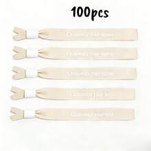 [Personalizado] Pulseras de fiesta personalizadas, pulseras de cinta desechables, pulseras de registro de eventos, personalizables, adecuadas para eventos, cumpleaños, bodas, reuniones grupales, festivales de música y conciertos, que agregan un ambiente festivo a los conciertos de música y celebraciones - Multicolor - Ver 39