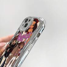 Funda para teléfono con diseño de muñecas , compatible con teléfonos ,  17,  16 Pro Max,  15 Pro Max,  13 y  12. Fabricada en TPU, ofrece protección contra golpes y caídas. Un regalo elegante para amantes de la moda, amigos y coleccionistas. - Plateado - Ver 6