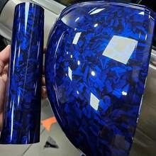 1 cuộn phim dán xe hơi sợi carbon rèn, decal trang trí xe hơi/xe máy cá nhân hóa, phù hợp với hầu hết các loại xe, thân xe, phim dán độ chế. - Một kích cỡ phù hợp cho tất cả - Xem 15
