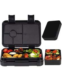 Yocity 1pc Divided Lunch Box, Detachable Bento Box, Sturdy Snack Container, Suitable For Picnic, Cafeteria, Kitchen Organization, Cooking Supplies - Detachable Lunch Box, Ideal For Work, Travel, And Study - Multicolor - View 18