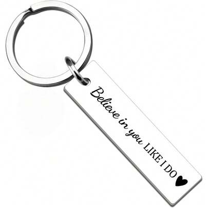 1pc Inspirational Gifts For Women Best Motivational Keychain For Adults Friend Daughter Sister Birthday Gift For Grandkids Teen Girls