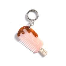 1pc 2026 Hot Selling Cute Mini Comb Keychain Pendant, Versatile Cartoon Dog Comb Bag Charm, Perfect Gift For Festival, Birthday, Valentine's Day, Interesting Present - Multicolor - View 4