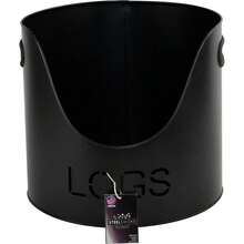 Log Bucket Fireside Logs / Kindling Match Box Set Storage Scuttle Home - Multicolor - View 5