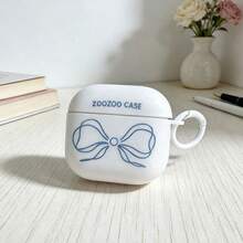 纯白蝴蝶结设计保护壳，兼容苹果手机，防刮防摔。 - 白色 - 查看 11