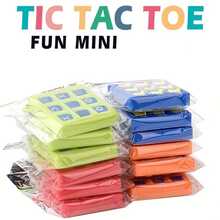 12pcs Mini Tic Tac Toe Game Charms, Lovely Birthday Party Favors And Candy Bag Fillers, Suitable For Birthday Party, Christmas, Halloween, Spring Festival, Valentine's Day, Wedding, Easter, Carnival As Gift Bag Stuffers - Multicolor - View 2